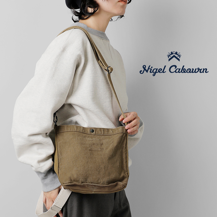 NIGEL CABOURN(ナイジェルケーボン)コットンマガジンバッグ8047-00-61007