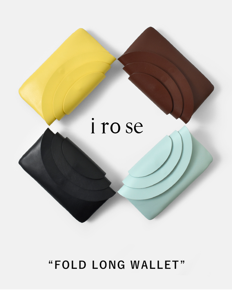 irose(イロセ)イタリアンレザー フォールド ロングウォレット “FOLD LONG WALLET” acc-f11-32000