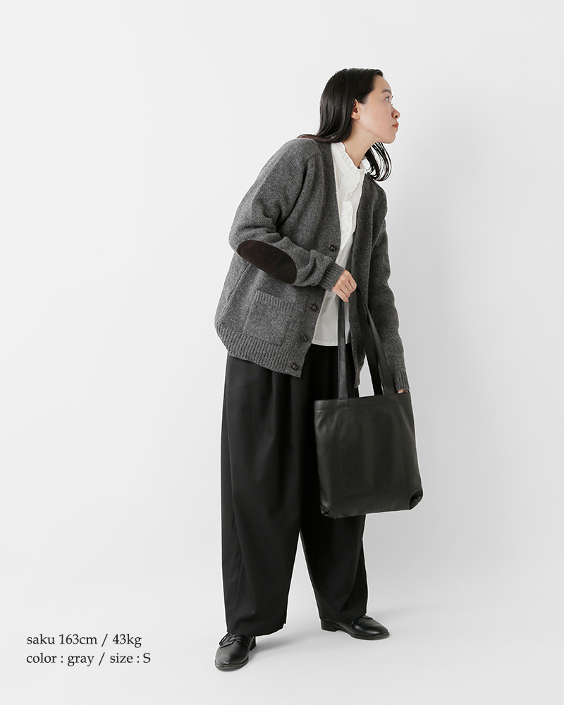 soglia(ソリア)エルボーパッチ付きカーディガン“LANDNOAHCardigan”landnoah-cardigan