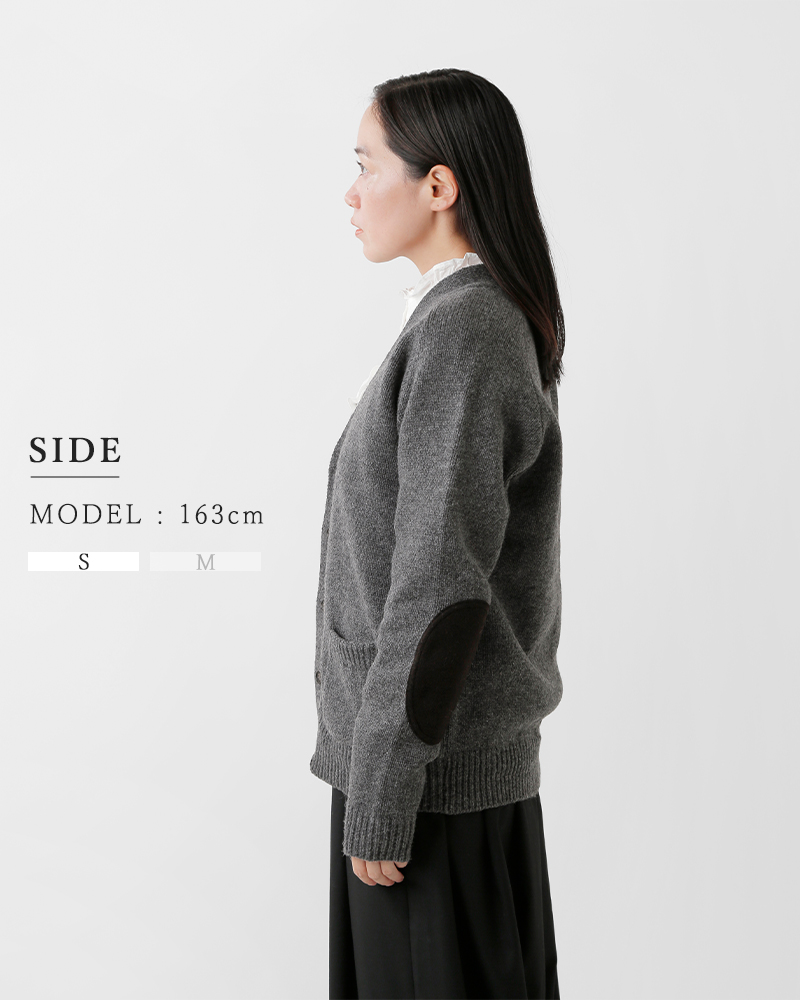 soglia(ソリア)エルボーパッチ付きカーディガン“LANDNOAHCardigan”landnoah-cardigan