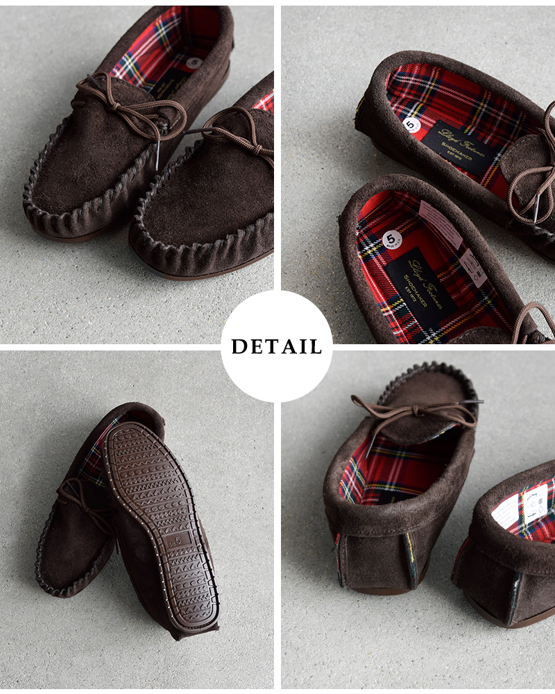 Lloyd Footwear(ロイドフットウェア)スエードチェックライニングモカシン“BritishMoccasin”b-moccasin