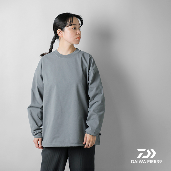 DAIWA PIER39(ダイワピア39)テッククルーネックロングスリーブTシャツ“W’sTECHCREWNECKTEEL/S”be-31024wl