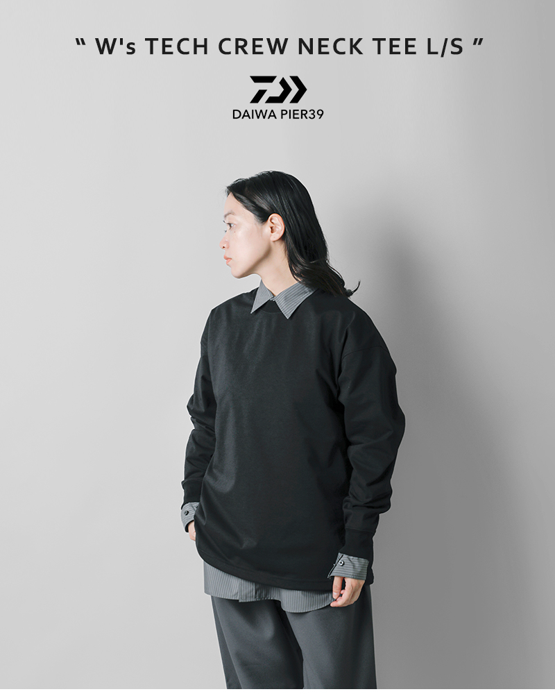 DAIWA PIER39(ダイワピア39)テッククルーネックロングスリーブTシャツ“W’sTECHCREWNECKTEEL/S”be-31024wl