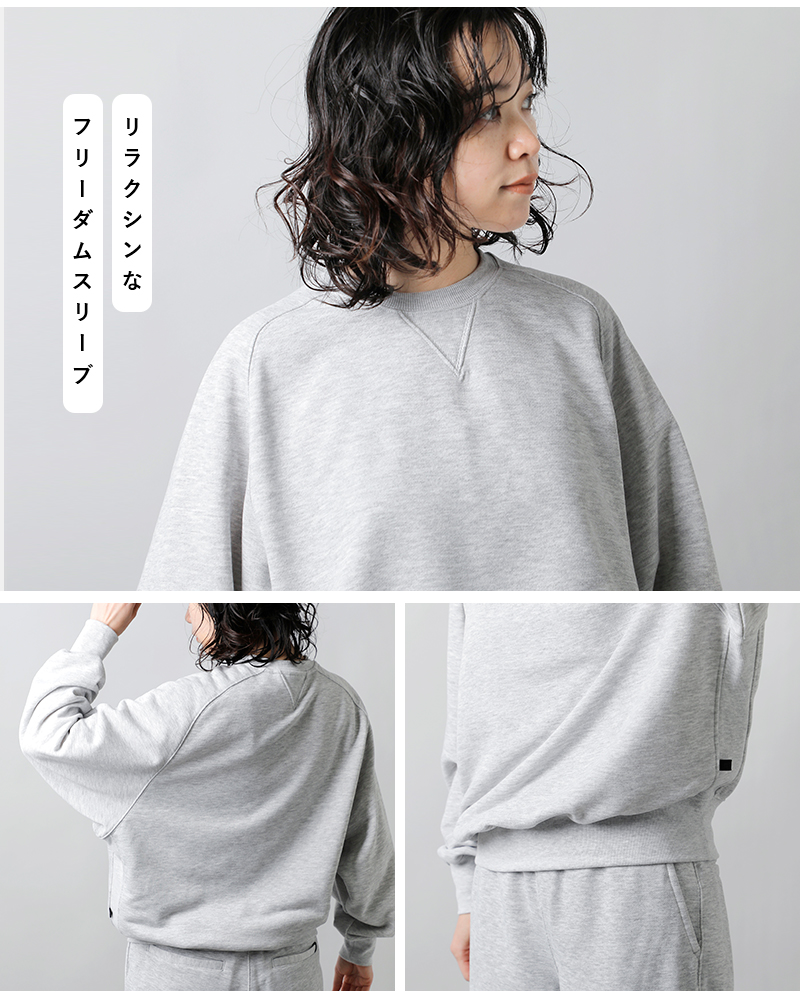 DAIWA PIER39(ダイワピア39)テックスウェットクルーネックフリーダムスリーブプルオーバー“WsTECHSWEATCREWFREEDOMSLEEVE”be-50024l