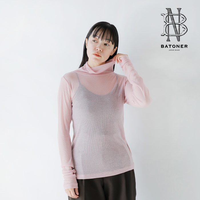 BATONER(ogi[)JV~uhu^[glbNvI[o[gMELTYRIBTURTLENECKhbn-24fl-009