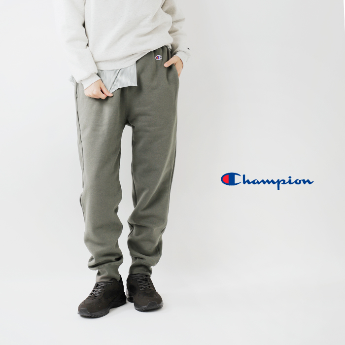 Champion(チャンピオン)USAコットンテリーフリーススウェットロングパンツc3-y224