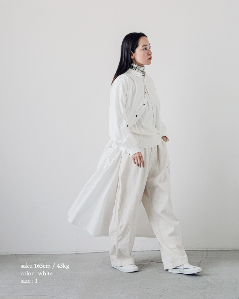 CLOLI(クロリ)コットンタックシャツドレス“COTTONTUCKSHIRTDRESS”cl-d0012