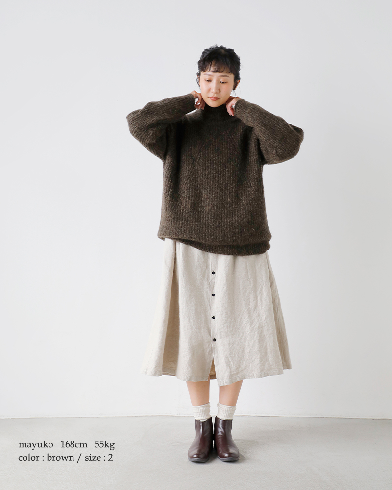 CLOLI(クロリ)モヘアリブタートルネックセーター“MOHAIRRIBSWEATER”cl-n0021