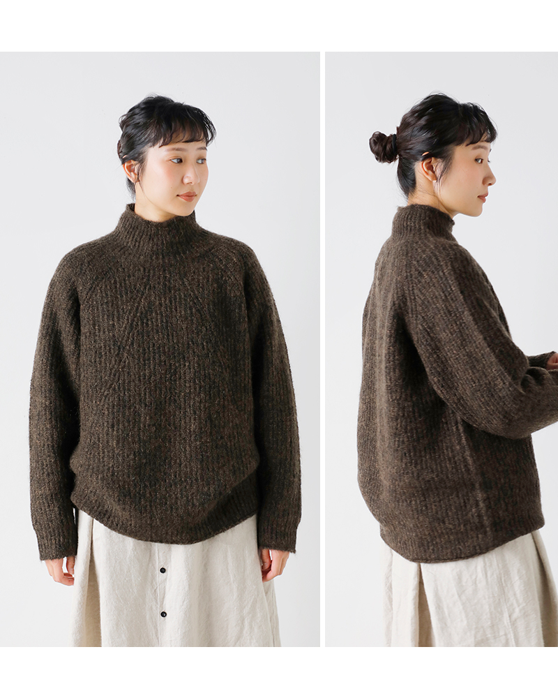 CLOLI(クロリ)モヘアリブタートルネックセーター“MOHAIRRIBSWEATER”cl-n0021