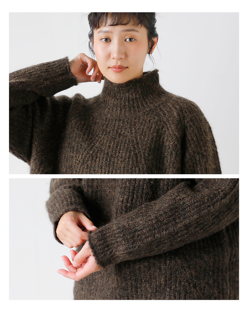 CLOLI(クロリ)モヘアリブタートルネックセーター“MOHAIRRIBSWEATER”cl-n0021