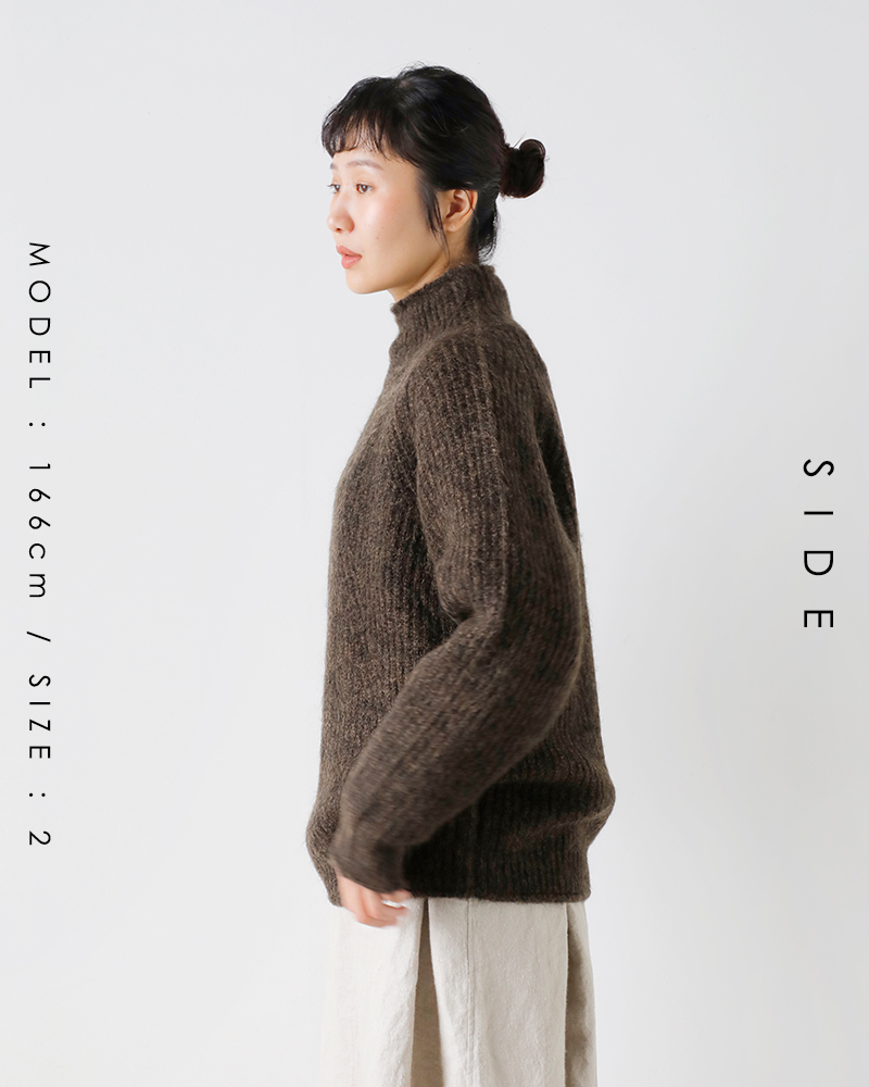 CLOLI(クロリ)モヘアリブタートルネックセーター“MOHAIRRIBSWEATER”cl-n0021