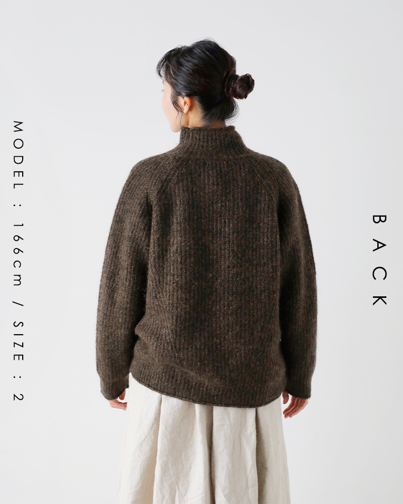 CLOLI(クロリ)モヘアリブタートルネックセーター“MOHAIRRIBSWEATER”cl-n0021