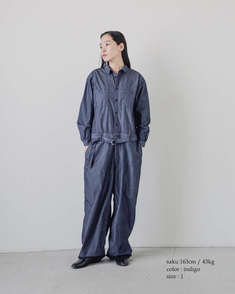 CLOLI(クロリ)コットンジャンプスーツ“COTTONJUMPSUIT”cl-p0041