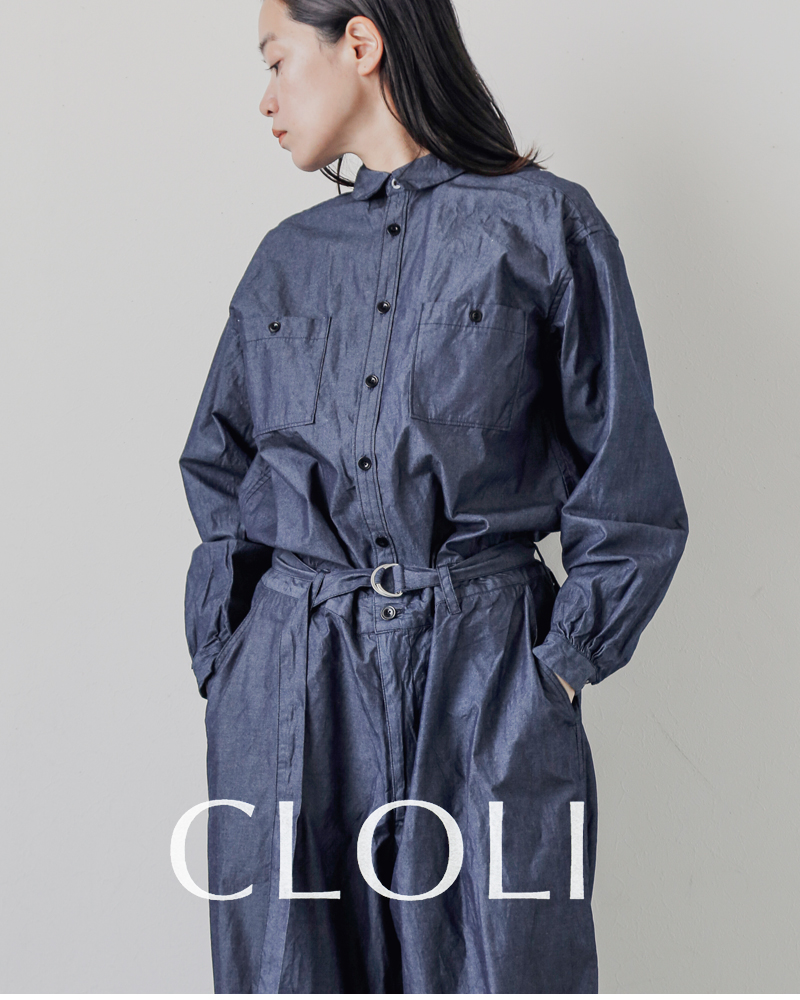 CLOLI(クロリ)コットンジャンプスーツ“COTTONJUMPSUIT”cl-p0041