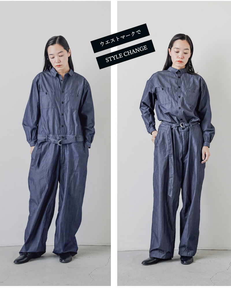 CLOLI(クロリ)コットンジャンプスーツ“COTTONJUMPSUIT”cl-p0041