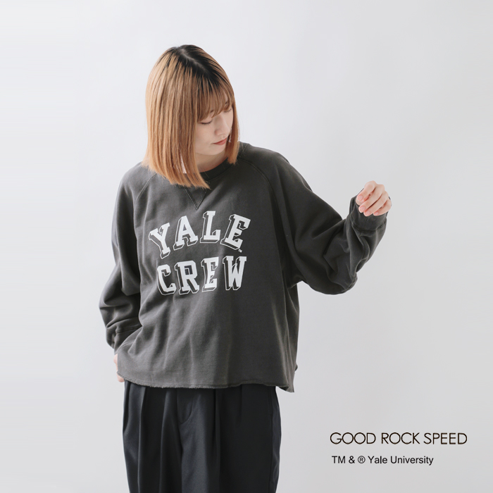 GOOD ROCK SPEED(グッドロックスピード)コットンカレッジロゴプリントロングスリーブTシャツcollege-long-t