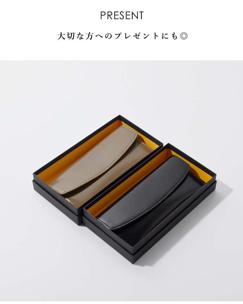 POMTATA(ポンタタ)ガラス加工レザーロングウォレット“COVERSERIES”cover-wallet