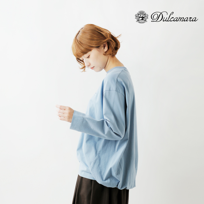 Dulcamara(ドゥルカマラ)コットンバルーンロングスリーブTシャツd224-t1117