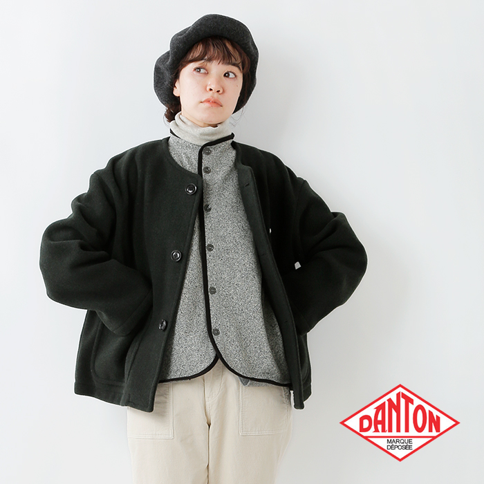 DANTON(ダントン)ウール ライトパイル カラーレス ジャケット dt-a0013wlp-22aw