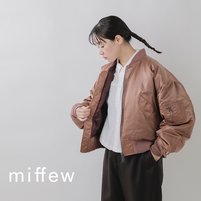 miffew(ミフュー)フライトダウンジャケット“FLIGHTDOWNJACKET”few24wjk5221