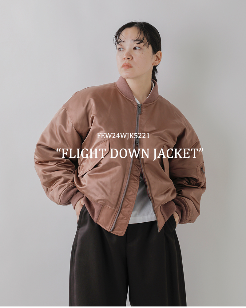 miffew(ミフュー)フライトダウンジャケット“FLIGHTDOWNJACKET”few24wjk5221