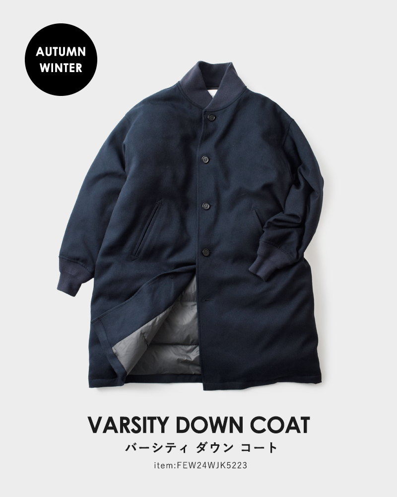 miffew(ミフュー)バーシティダウンコート“VARSITYDOWNCOAT”few24wjk5223