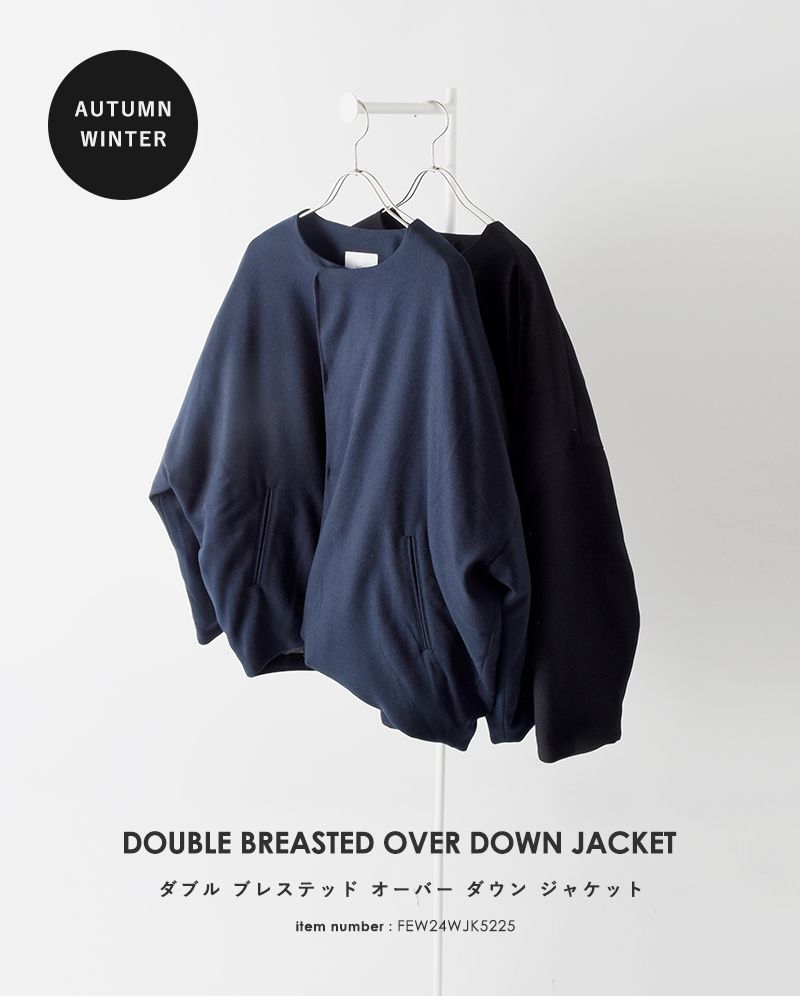 miffew(ミフュー)ダブルブレステッドオーバーダウンジャケット“DOUBLEBREASTEDOVERDOWNJACKET”few24wjk5225