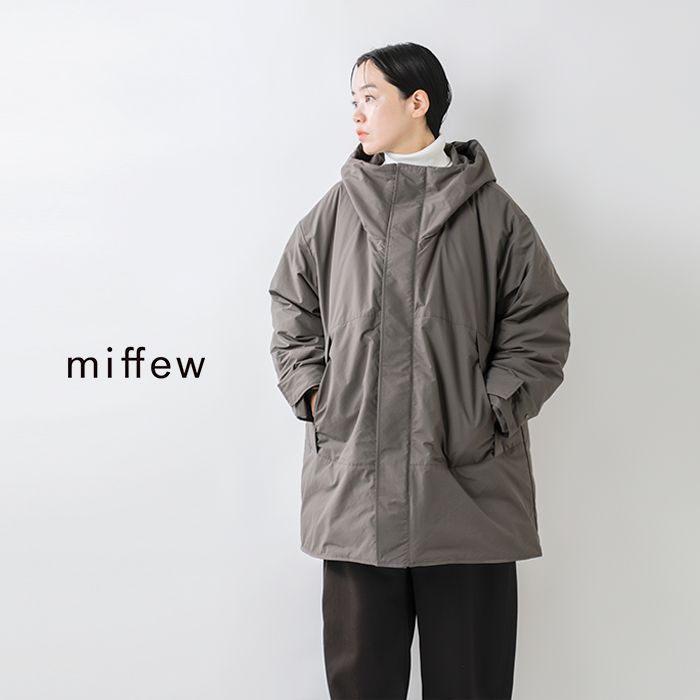 miffew(ミフュー)フーデッドダウンジャケット“HOODEDDOWNJACKET”few24wjk5229