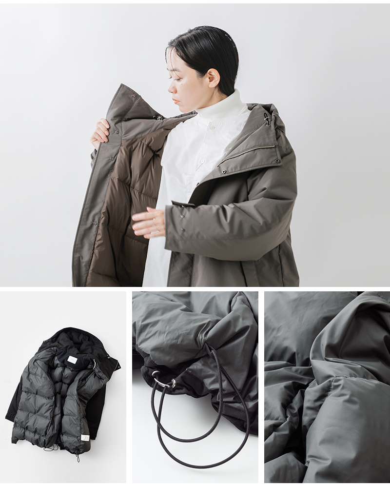 miffew(ミフュー)フーデッドダウンジャケット“HOODEDDOWNJACKET”few24wjk5229