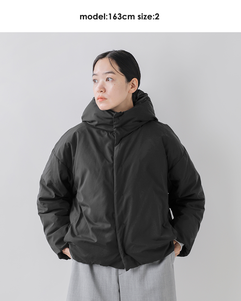 miffew(ミフュー)フーデッドダウンジャケット“HIDDENSNAPHOODEDDOWNJACKET”few24wjk5232