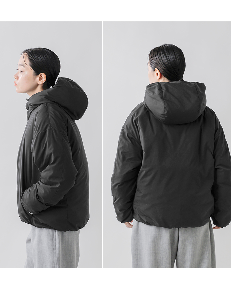 miffew(ミフュー)フーデッドダウンジャケット“HIDDENSNAPHOODEDDOWNJACKET”few24wjk5232