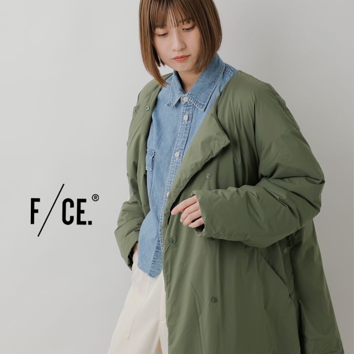 F/CE.(エフシーイー)×NANGA(ナンガ)エフライトカラーレスロングダウンコート”FTNEWCOLLARLESSLONGCOAT”fna09242w0002