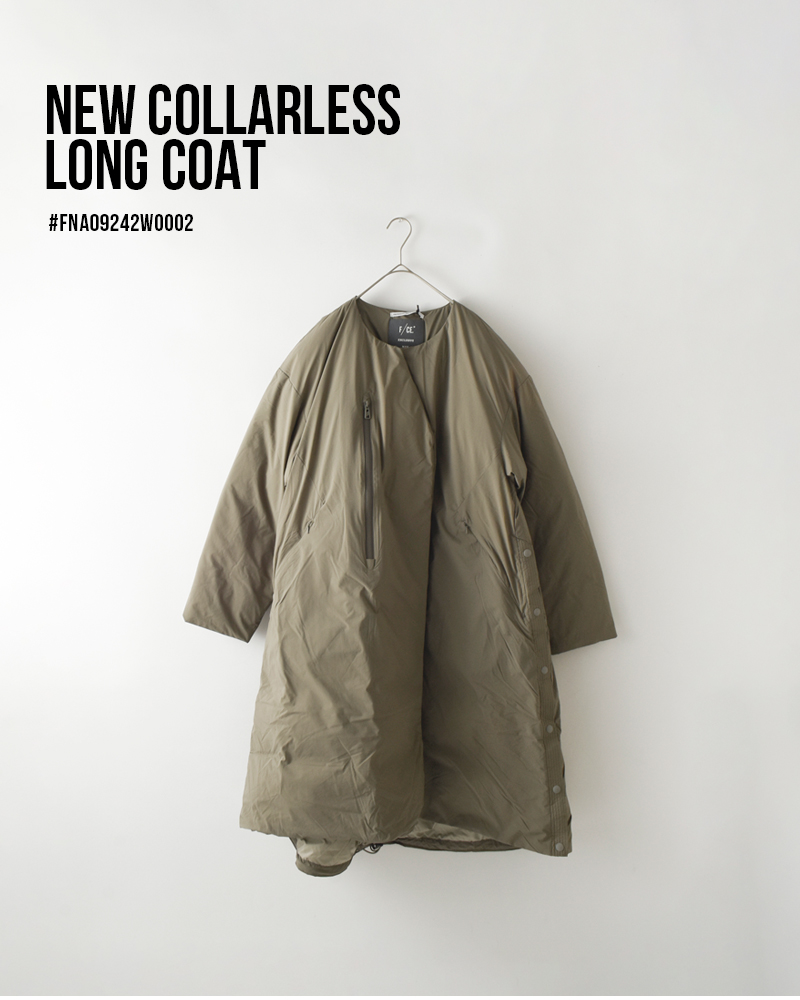 F/CE.(エフシーイー)×NANGA(ナンガ)エフライトカラーレスロングダウンコート”FTNEWCOLLARLESSLONGCOAT”fna09242w0002