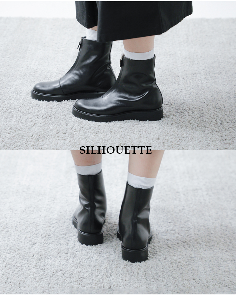 BEAUTIFUL SHOES(r[eBtV[Y)LbvU[tgWbvu[cgFRONTZIPBOOTShfront-zip-boots