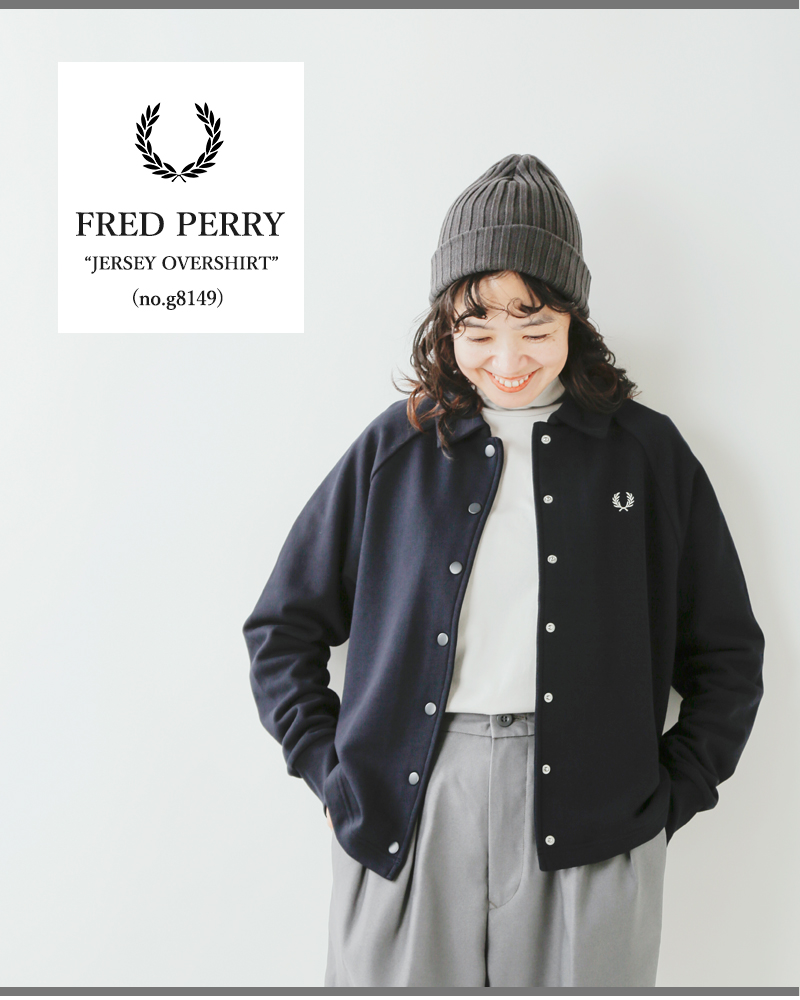 FRED PERRY(フレッド ペリー)ジャージーオーバーシャツ“JERSEYOVERSHIRT”g8149