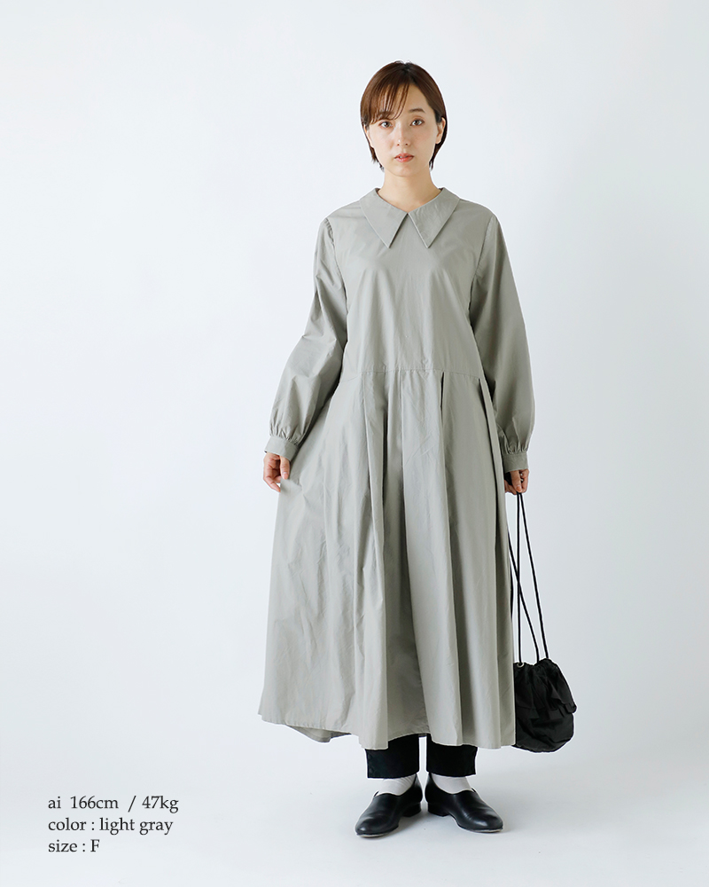 Gauze#(ガーゼ)コットンキュリオスプリーツワンピース“CURIOUSPLEATEDONEPIECE”g987