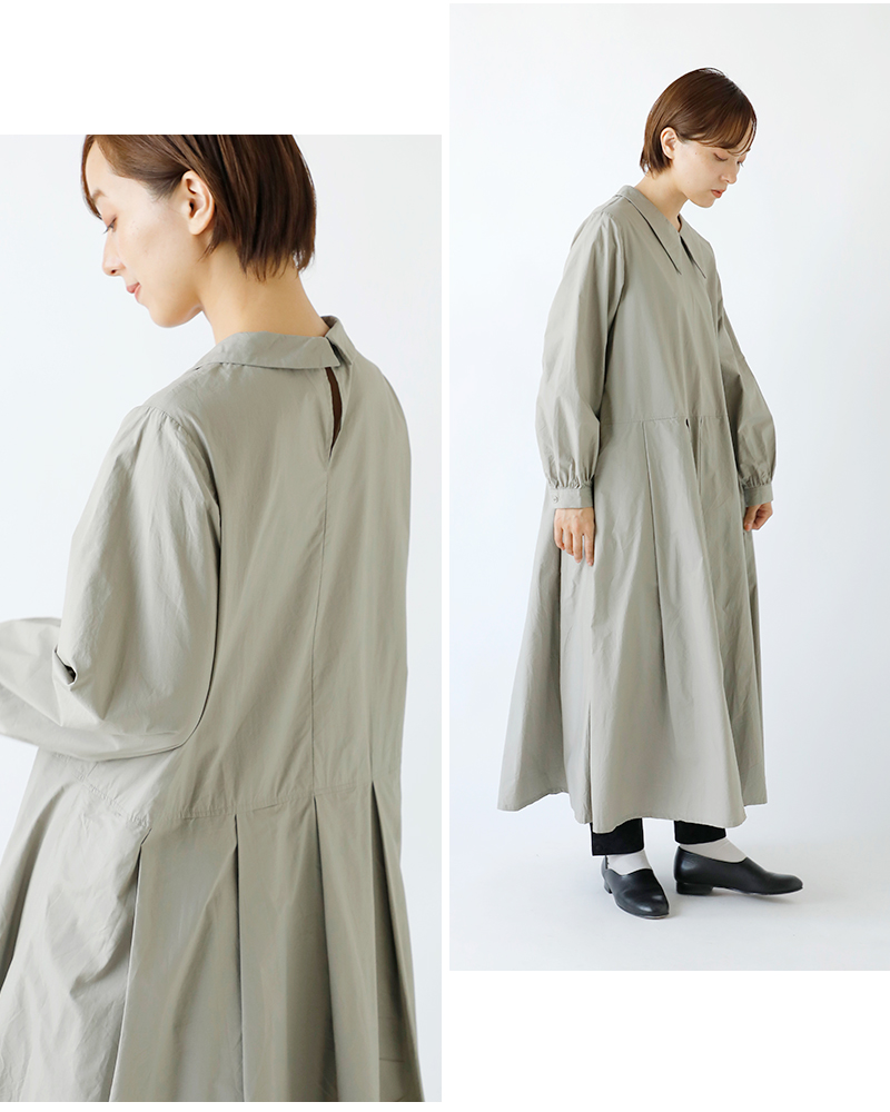 Gauze#(ガーゼ)コットンキュリオスプリーツワンピース“CURIOUSPLEATEDONEPIECE”g987