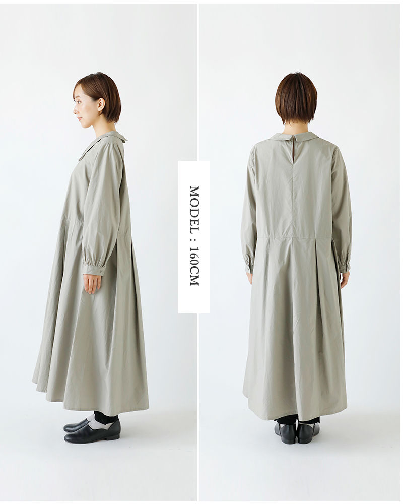 Gauze#(ガーゼ)コットンキュリオスプリーツワンピース“CURIOUSPLEATEDONEPIECE”g987