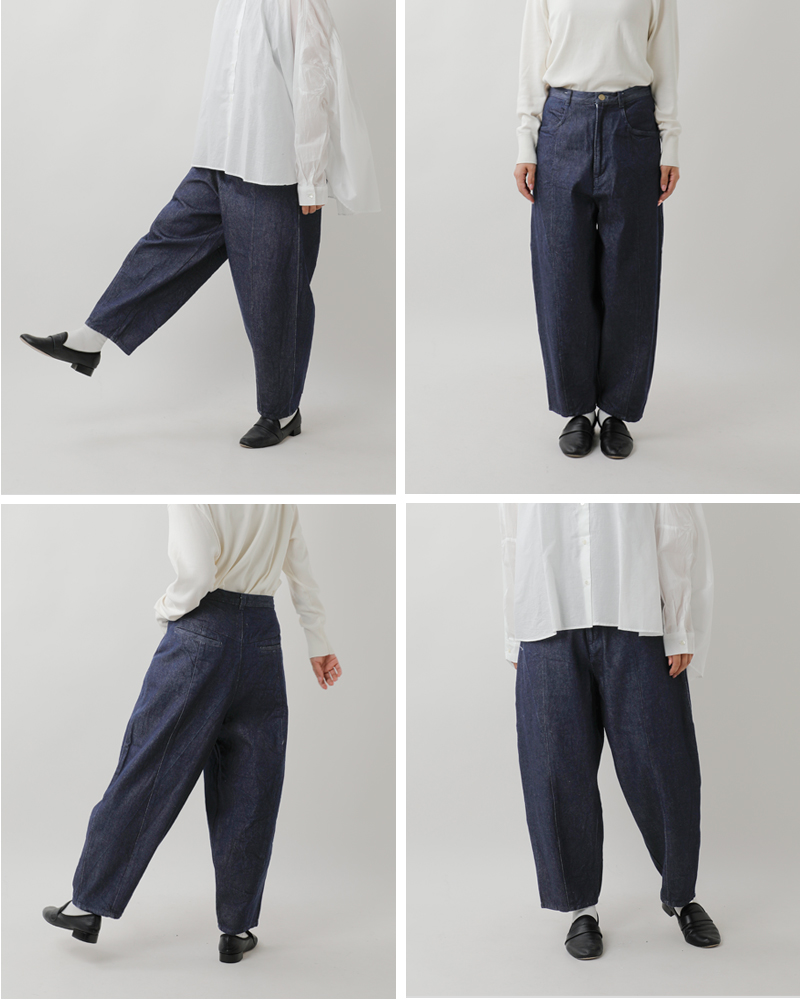 Gauze#(ガーゼ)コットンチャーリーデニムパンツ“CHARLIEDENIMPANTS”g990