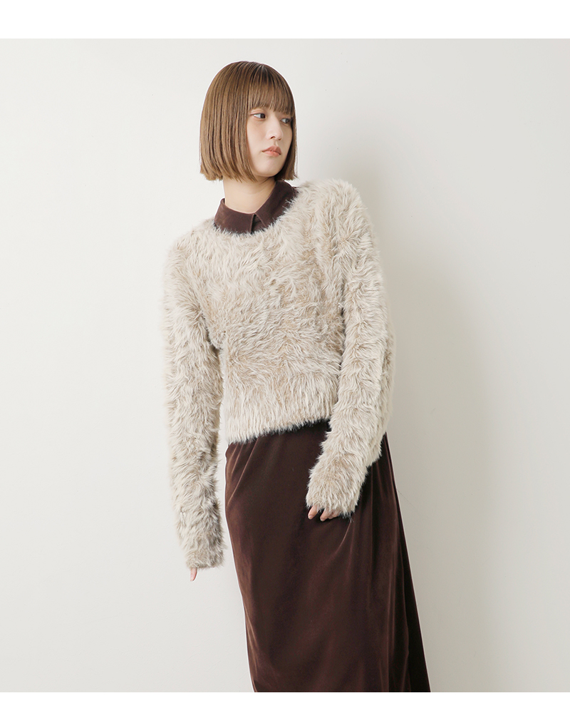 Hella(ヘラ)フロッキーチュールドレス“FLOCKYTULLEDRESS”h243-30