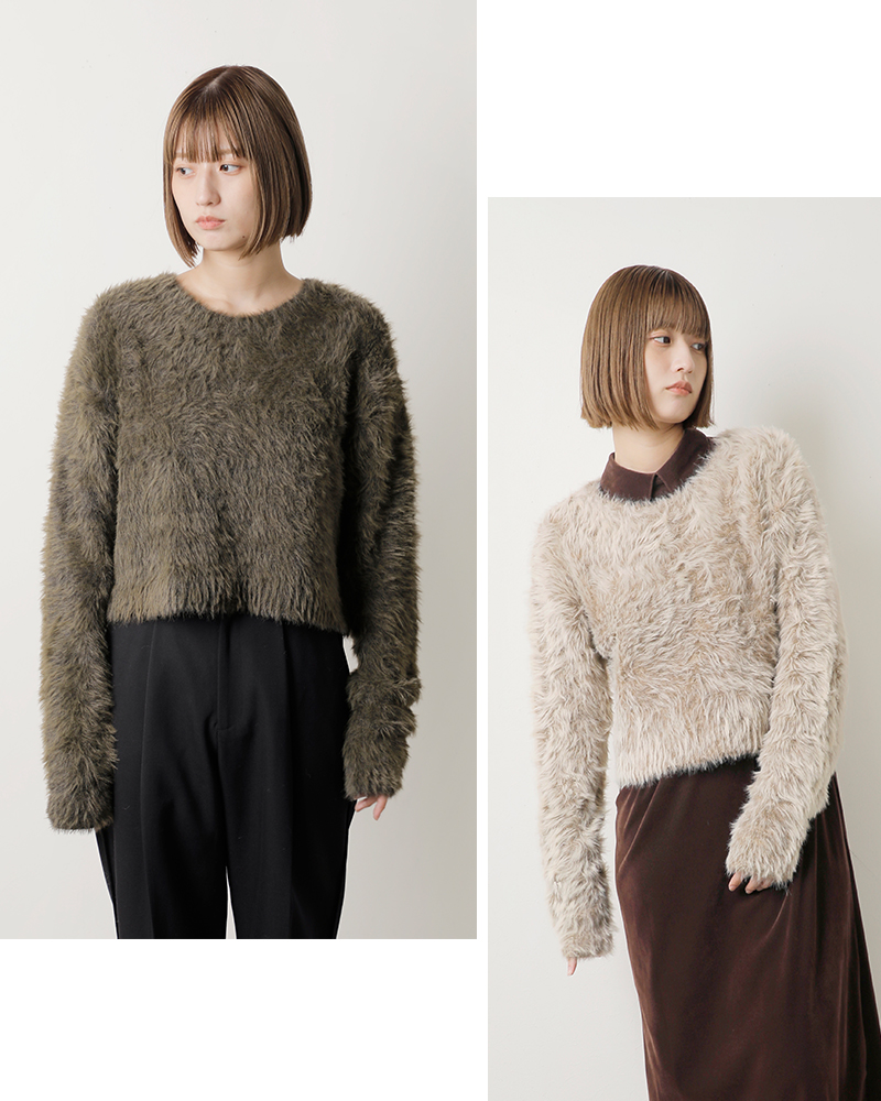 Hella(ヘラ)シャギーニットプルオーバー“UNEVENNESSSHAGGYKNIT”h243-33