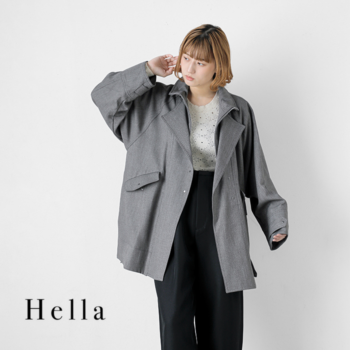 Hella(ヘラ)フロントレイヤードコート“FRONTLAYERDCO”h243-35