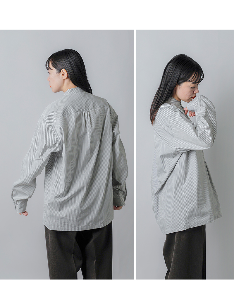 HUM VENT(ヒューベント)高密度ブロードスーピマコットンソムナムシャツ“SOMNUMSHIRT眠り”hv402502