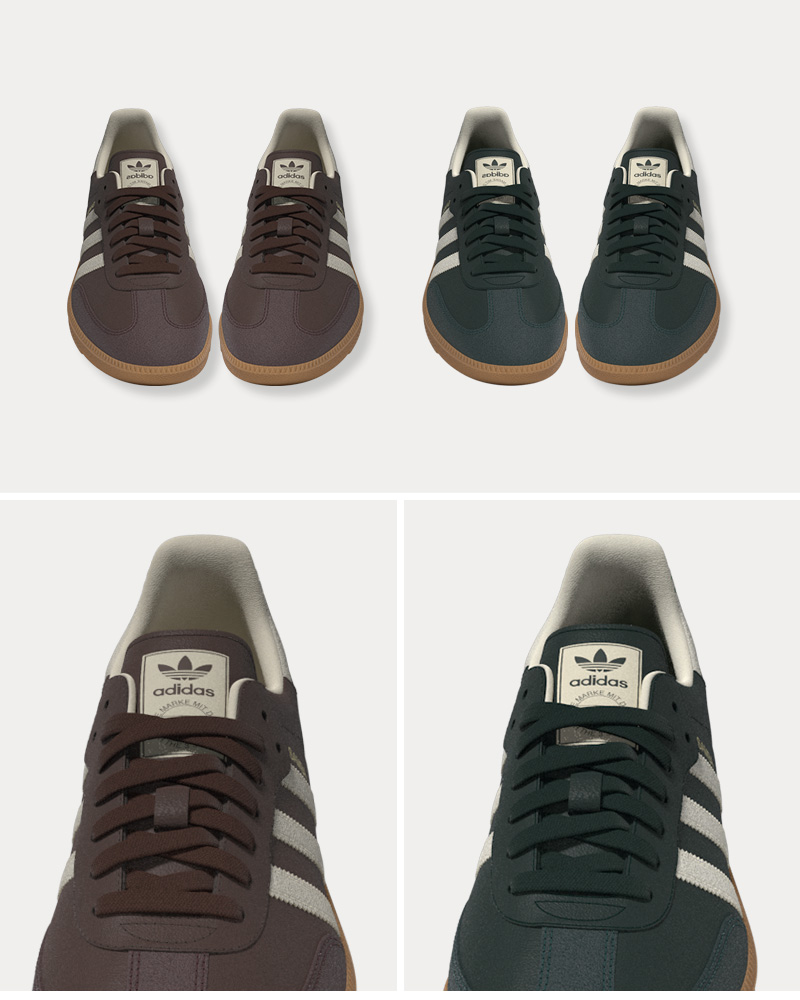 adidas Originals(アディダス オリジナルス)サンバOGレザースニーカー“SAMBAOG”id1481-83