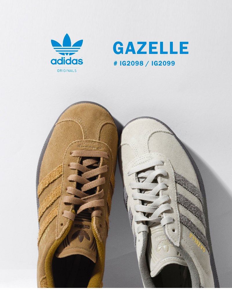 adidas Originals(アディダス オリジナルス)ガゼルスエードスニーカー“GAZELLE”ig2098-99