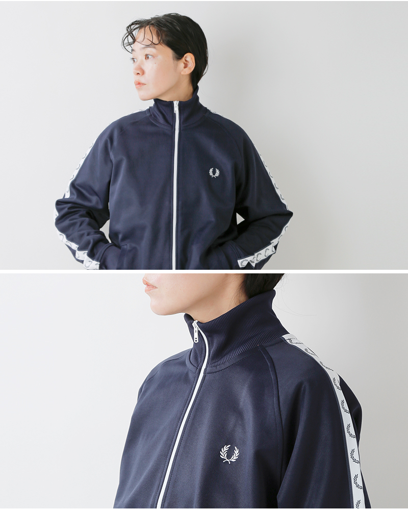 FRED PERRY(フレッド ペリー)テープトラックジャケット“TAPEDTRACKJACKET”j4620-5557