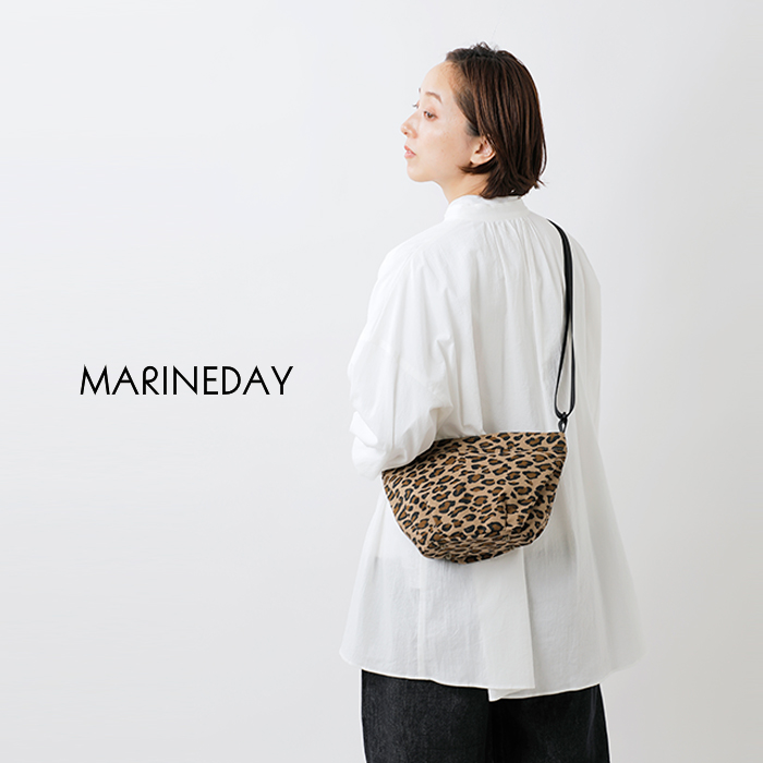 MARINE DAY(マリンデイ)66ナイロン/レオパードショルダーバッグ“JASMINE”jasmine2