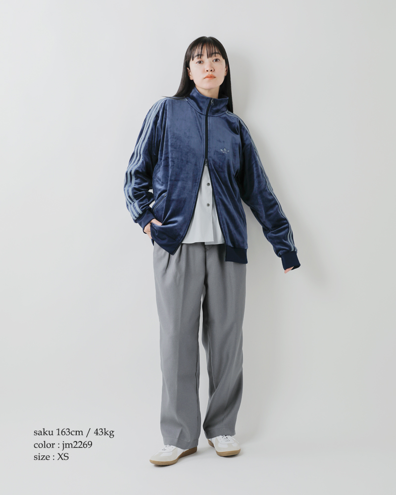 adidas Originals(アディダス オリジナルス)ベロアルーズフィットトラックジャケット“BBVELOURTT”jm2269-71