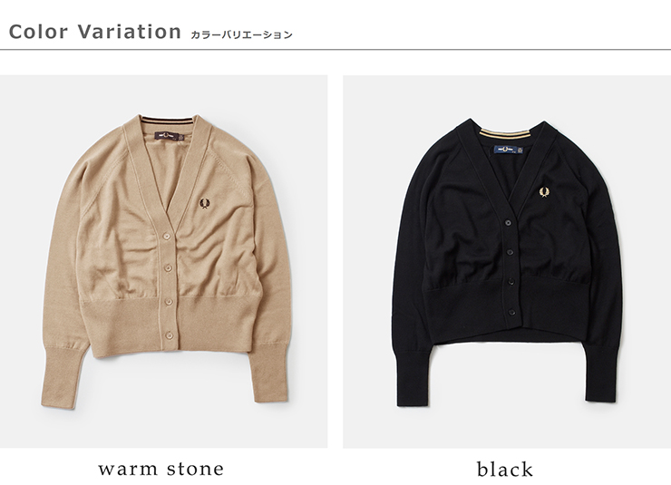 FRED PERRY(フレッド ペリー)Vネックカーディガン“V-NECKCARDIGAN”k4121