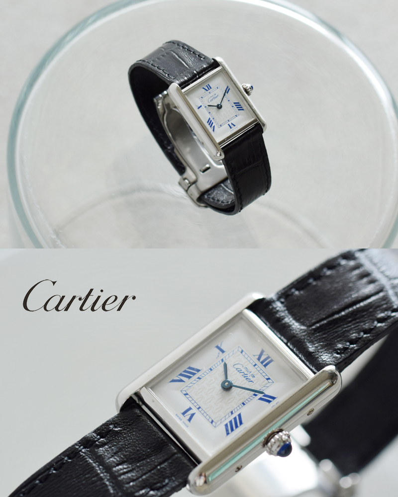 Cartier(カルティエ)ヴィンテージレディースクオーツウォッチ“CartierTANK”ks-891